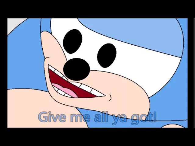 Sonic and Bartleby buy ice cream